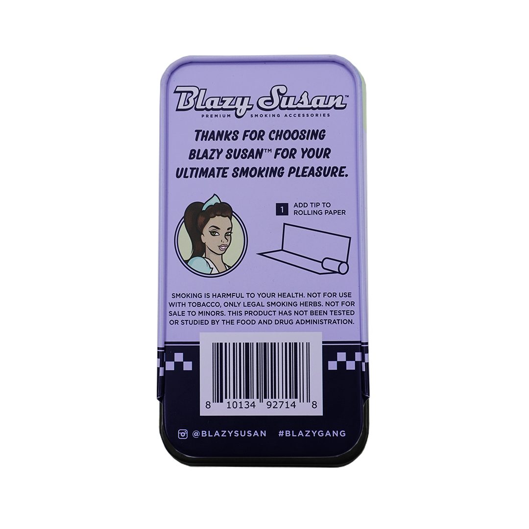 Caja de 100 Filtros Morados Prerolados Blazy Susan