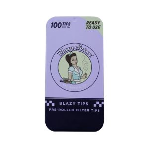 Caja de 100 Filtros Morados Prerolados Blazy Susan